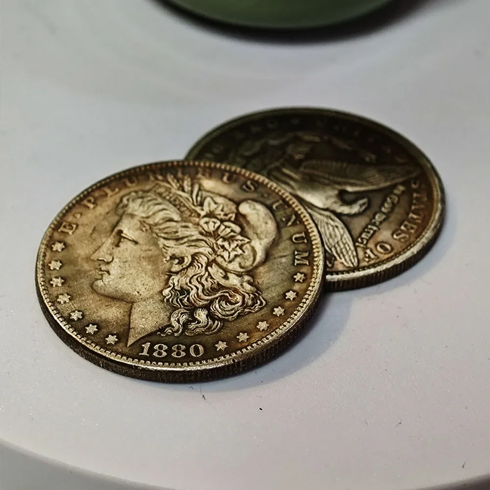 USA Morgan Original Silver Coin Liberty Eagle Medal Album Copy Coins Collectibles Challenge Coins Christmas Gifts