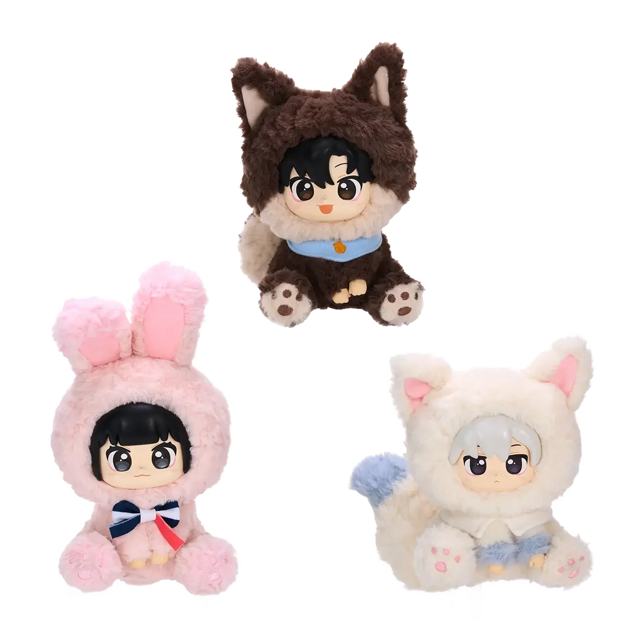 Offizieller Anime Link Click Shiguang Daili Ren Cheng Xiaoshi Lu Guang Qiao Ling Gefülltes Plüschtier 20cm Tierplüschpuppenspielzeug MI May