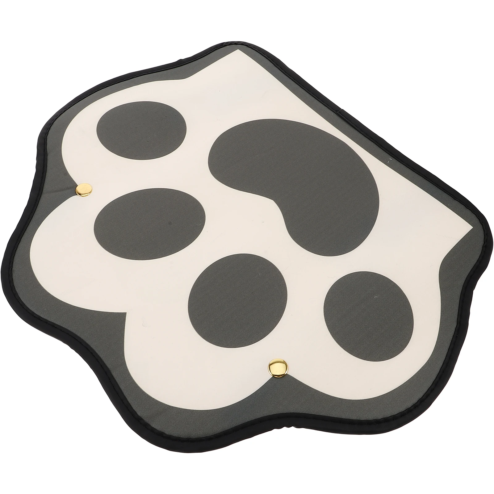 

Kick Pad Car Seat Back Protector Waterproof PU Material Easy Installation Cat Paw Design Automotive Chair Cover
