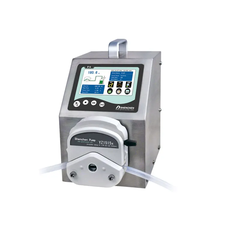 

F6 Good Sell High Precision Display Peristaltic Pump Yz15, Yz25, Mc Pump Head Dispensing Peristaltic Pump