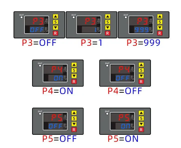 DC 12V Vertraging Schakelaar 10A Tijdschakelaar Module Multifunctionele Programmeerbare Digitale Tijdcyclus Dual Display Vertraging Relais
