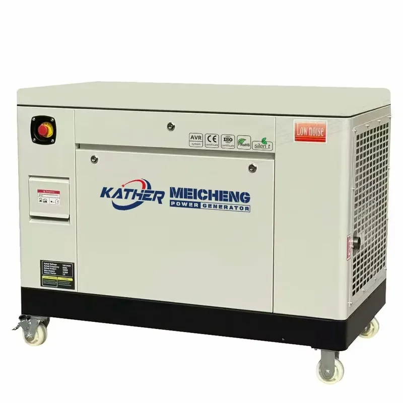 5KW 10KW 20KW 30KW 50KW Silent Generator Set Double Cylinder Soundproof Petrol Generador Optional ATS Standby