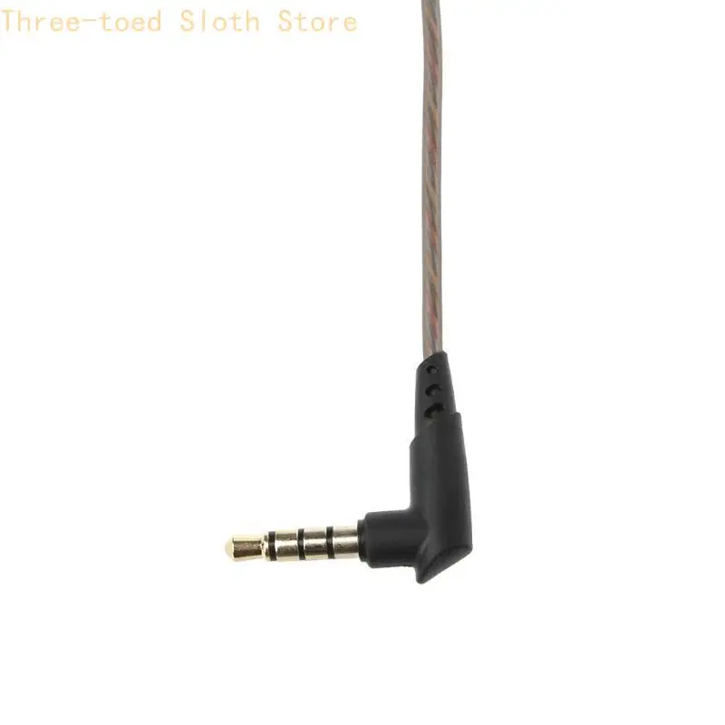 헤드폰 마이크 케이블 코드 3.5mm 인터페이스 명확한 사운드 오디오 코드 1.2M E74A