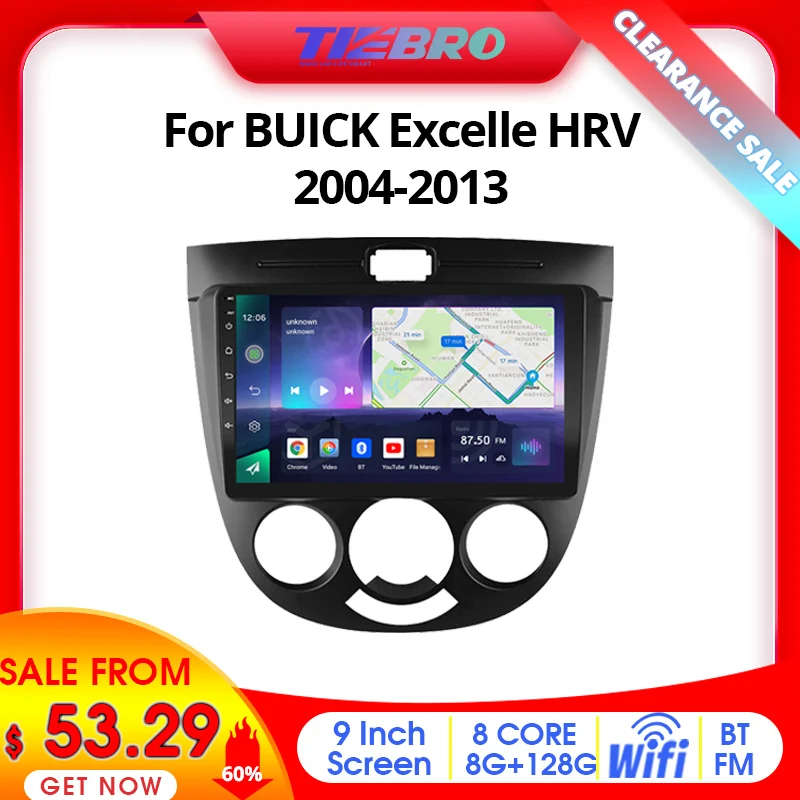 

TIEBRO Clearance Sale 60% Discount Car Radio For BUICK Excelle HRV Chevrolet Lacetti J200 2004-2013 2DIN Android 10 Receiver