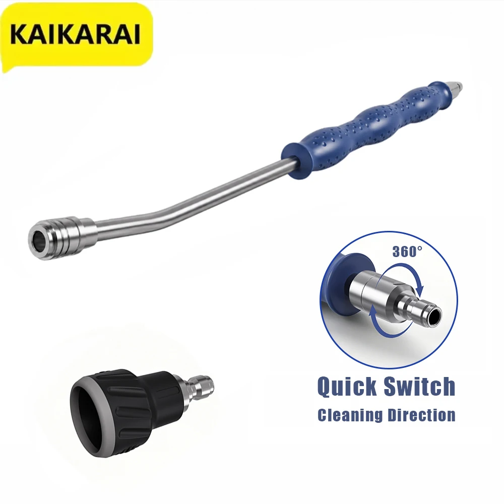 lavadora-de-alta-pressao-com-vara-de-extensao-sem-emendas-de-55-cm-304-15-°-conector-automatico-femea-de-cotovelo-360-°-conector-macho-antiemaranhamento