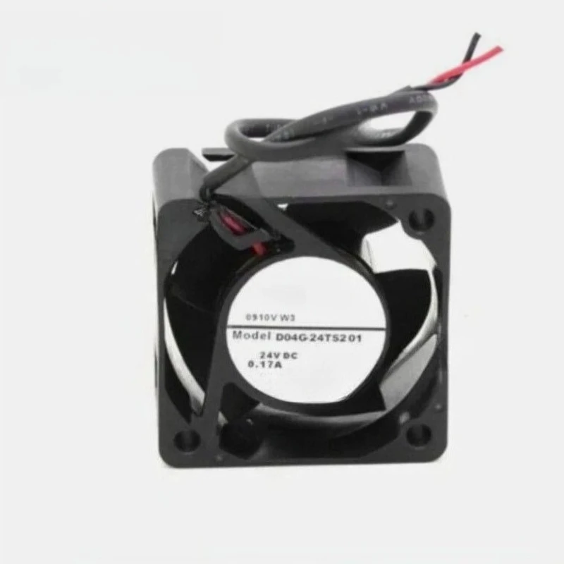 Brand New Original D04G-24TS2 01 DC 24V 0.17A 40X40X20Mm 2-Wire Server Cooling Fan Fast Delivery