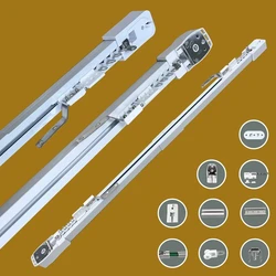 Liflibero trilhos de cortina elétrica personalizados rápidos para cortinas inteligentes tuya ou motor dt82tv casa customizável ziptrack ferrovia