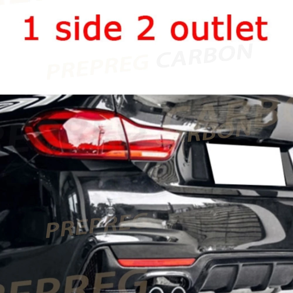 

Matte Black Rear Lip Diffuser Spoiler For BMW 4 Series F32 F33 F36 M Sport 2014-2018 Carbon Look Bumper Guard
