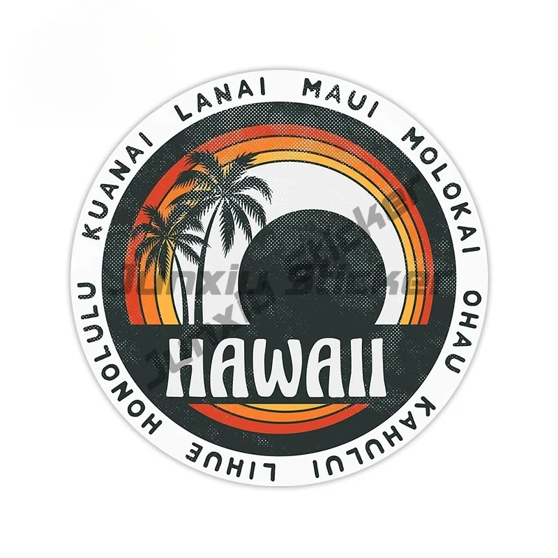 

For Aloha Hawaii Kuanai Car Stickers Auto Bumper Window Waterproof Scratch-proof Decal Decoration