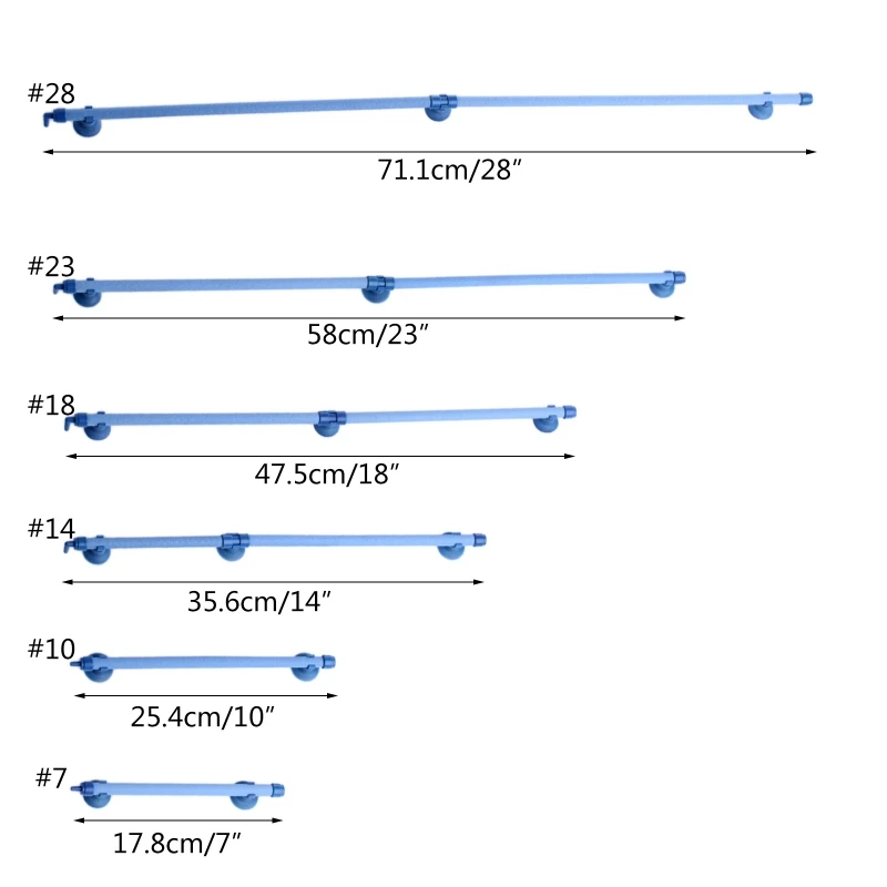 Air Stone Bar Tube Diffuser Bubble Wall for Aquarium Hydroponics Pump Multi Size