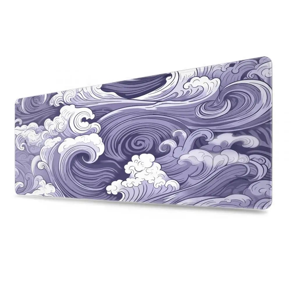 Large Mousepad Gamer Mousepads Keyboard Mat Purple Clouds Deskpads Nonslip Rubber Pc Desk Mats Company 120x60 Mouse Pad For Gift