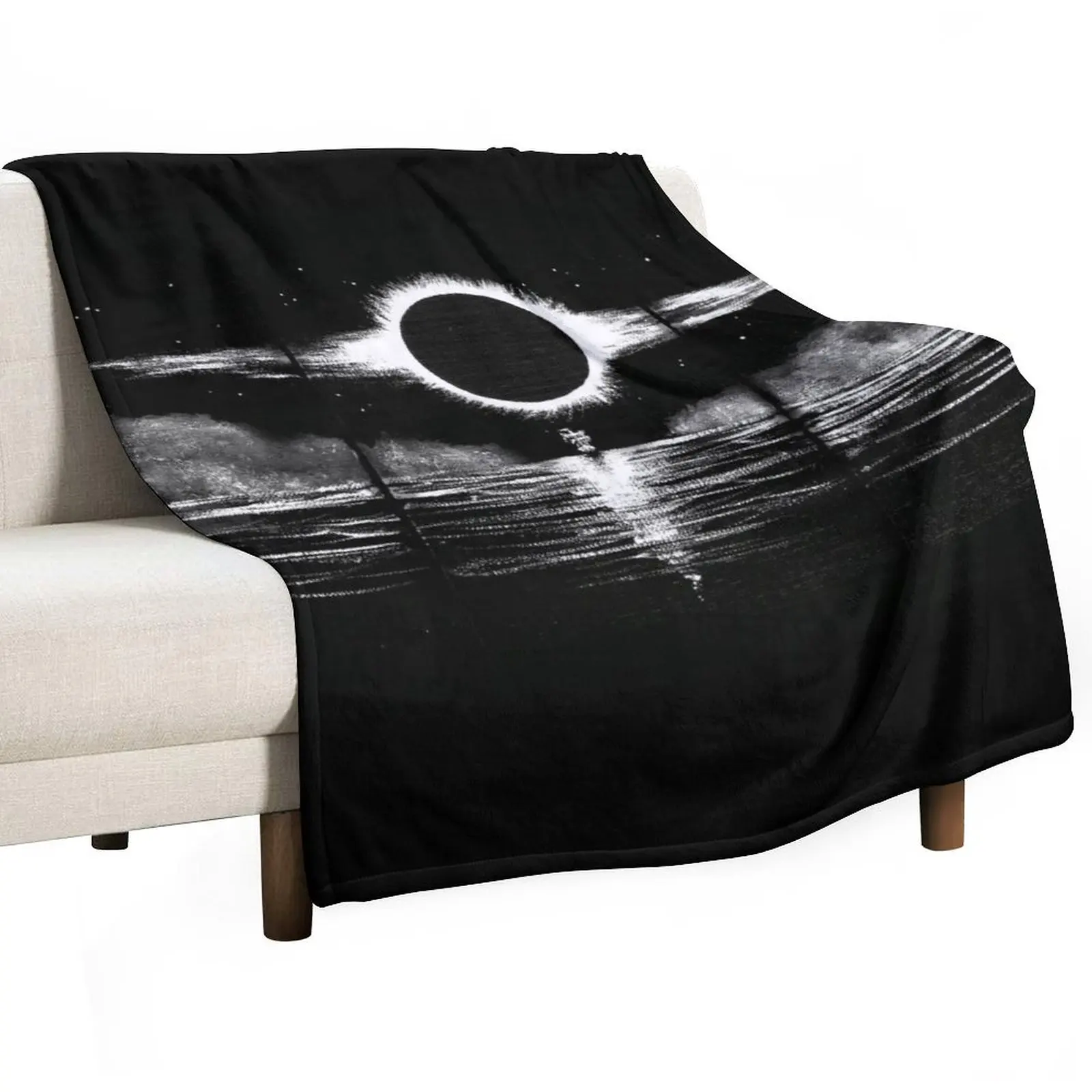 Symmetrical Eclipse Throw Blanket Bed linens Soft Big Blankets