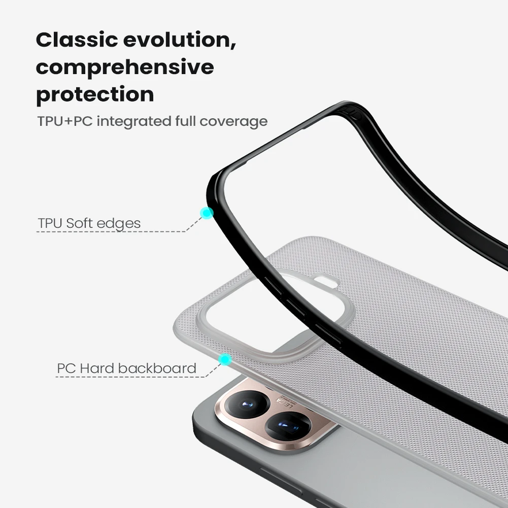 Für Xiaomi 15t Pro Hülle NILLKIN Passgenaue Hülle für Xiaomi 15t Pro Hochwertige Super Frosted Shield Hülle Matte PC-Abdeckung – Detail 4