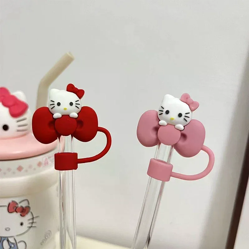 

Sanrio Hello Kitty Straw Cap, 10mm Dustproof, Reusable, Leak-proof And Dustproof