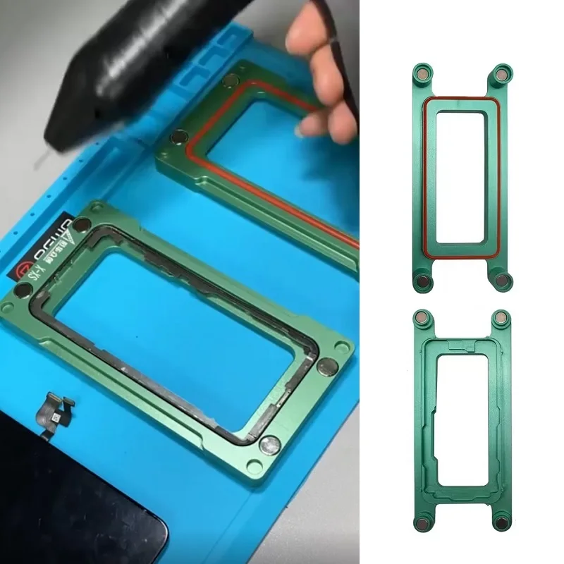 

HISEECON XHZC Bezel Frame Mold For iPhone X/XS/XR/XMax 11 12 13 Pro Max Lamination Press Disassembly Glass LCD Repair Tools