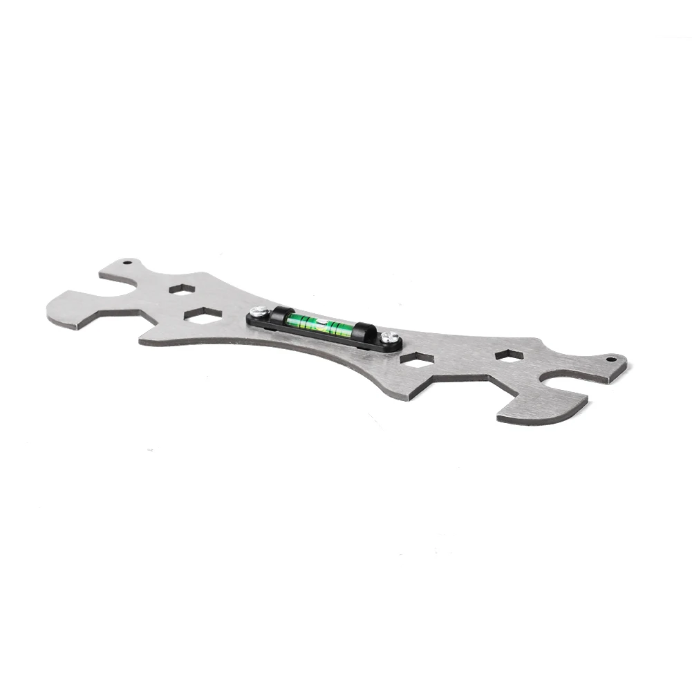 Multifunctional Bathroom Wrench Bend Angle Leveling Wrench Shower Faucet Installation Ruler Distance Measuring Tool