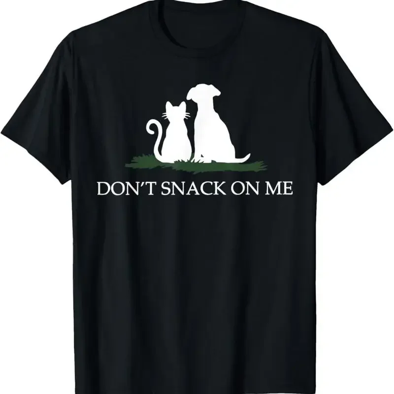 Don T Snack On Me Cat And Dog Kamala Comma La Shirt