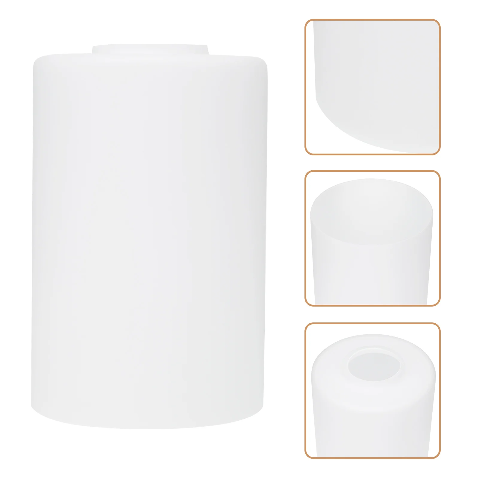 

Lamp Replacement Cover Chandelier Shade Frosted Cylinder Glass Lampshade Shades Ceiling Light