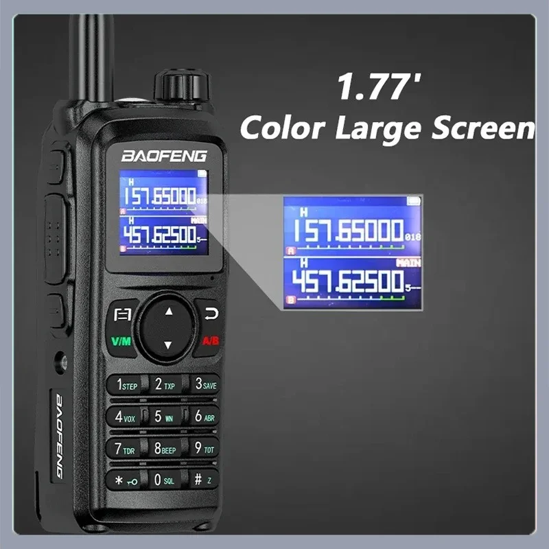 Baofeng UV-28 Pro Max Tweeweg Radio 'S Walkie Talkie Tri-Band Type-C Opladen Noaa 999 Kanalen One Touch Frequentie Zoeken UV-28L