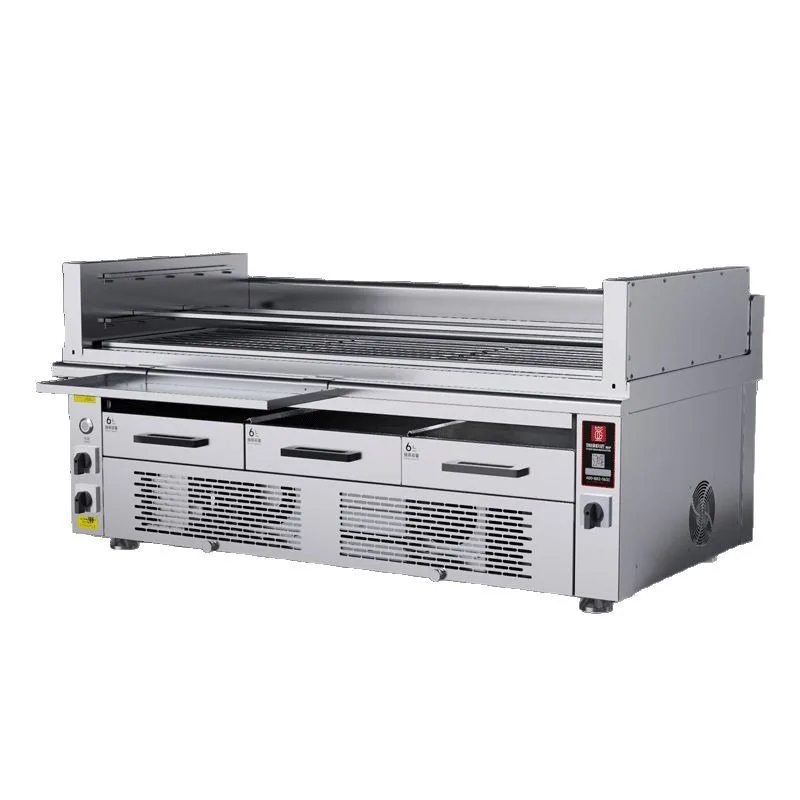 Chuanglu BBQ Grill Commercial Speed Smokeless Electric Kebab Grill No Open Flame Grilled Meat Sausage Grilled Oysters Grilled