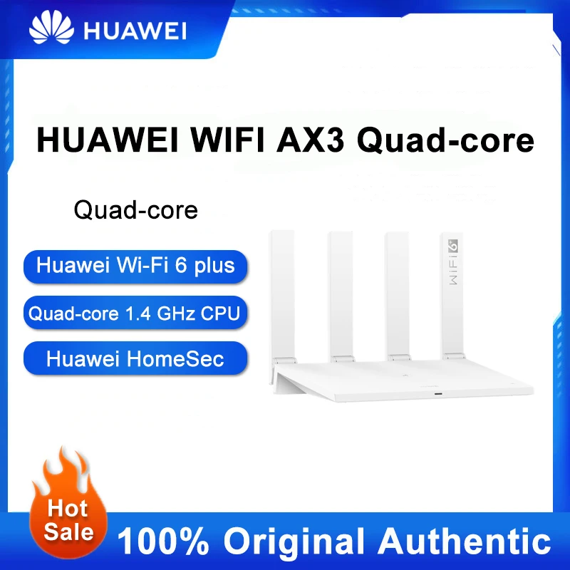 Четырехъядерный Wi-Fi роутер Huawei AX3, 6 + 3000 Мбит/с, Wi-Fi сетчатый беспроводной роутер для умного дома, четырехъядерные усилители, повторитель, сетевой роутер