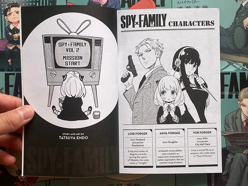 Englische version japanischer anime spy×family official comic book volume (spy play house) spionage, action, familie, comedy book