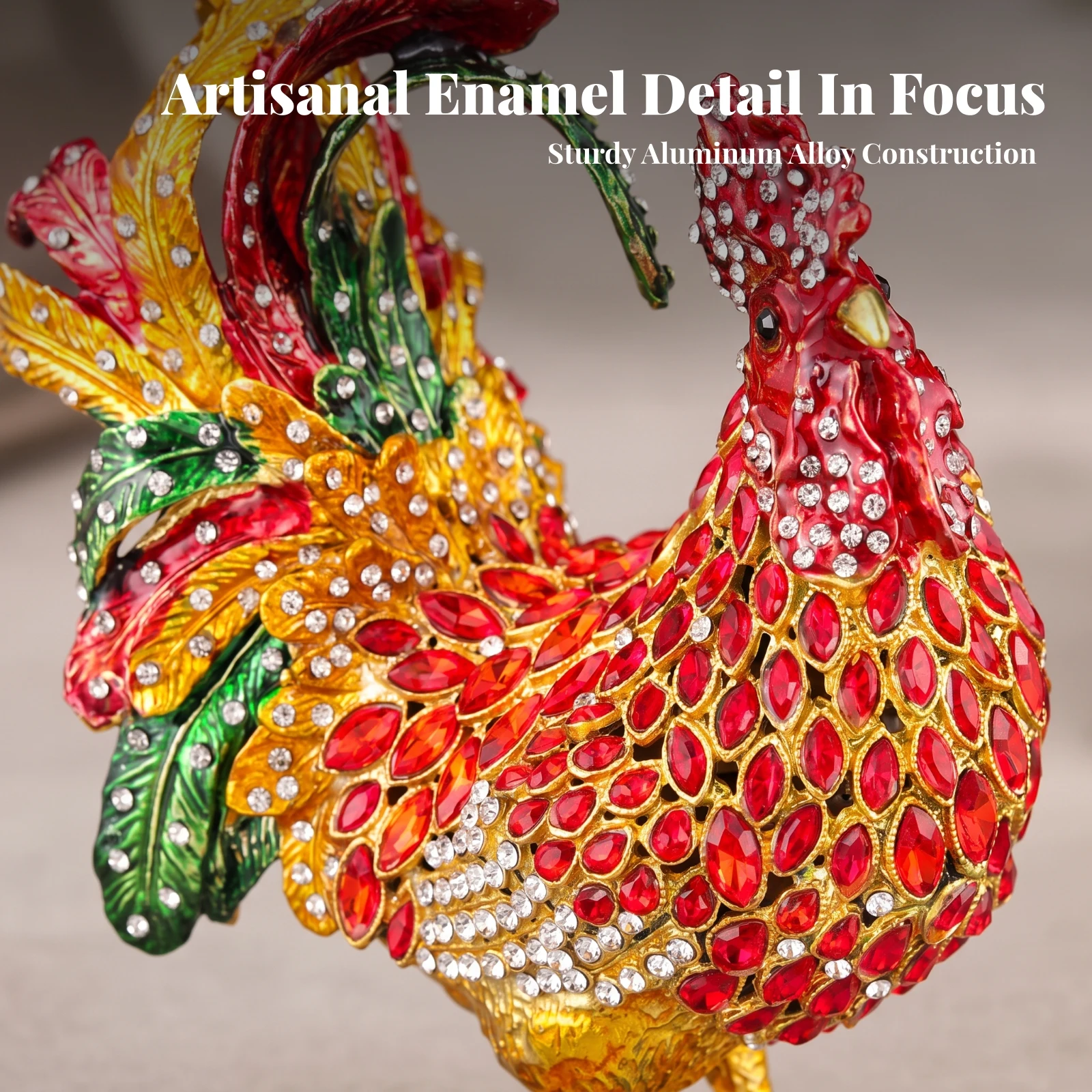 chicken-jewelry-box-collectible-chicken-trinket-box-figurine-sparkling-container-shimmering-for-collectors-vanity-dresser
