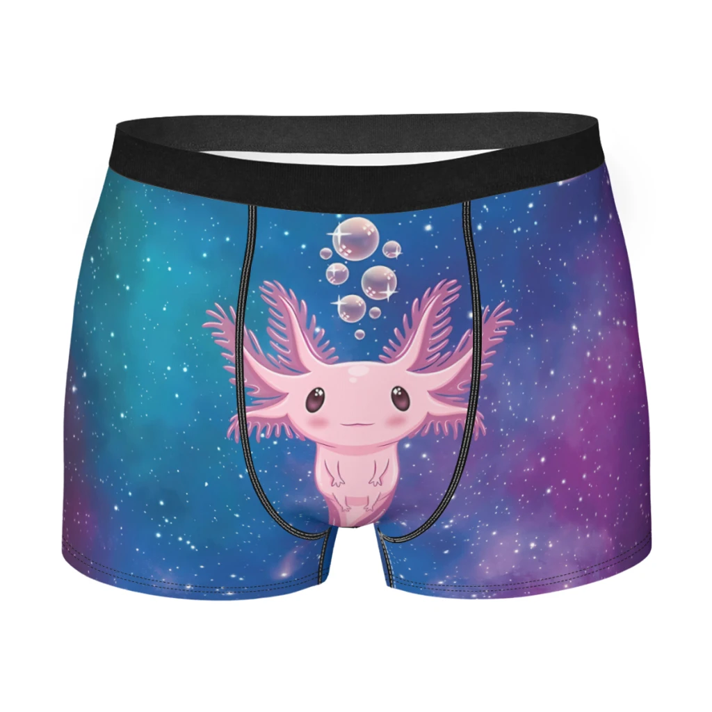 Axolotl Astrolotl Underpants Cotton Panties Men's Underwear Ventilate Shorts Boxer Briefs