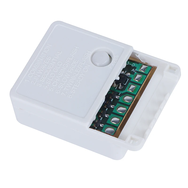 Flexível Strip Ribbon Iluminação, LED String, 8 Modos, Twinkle CE-04 Dimmer, Replica Switch, Controlador Botão Ajustável