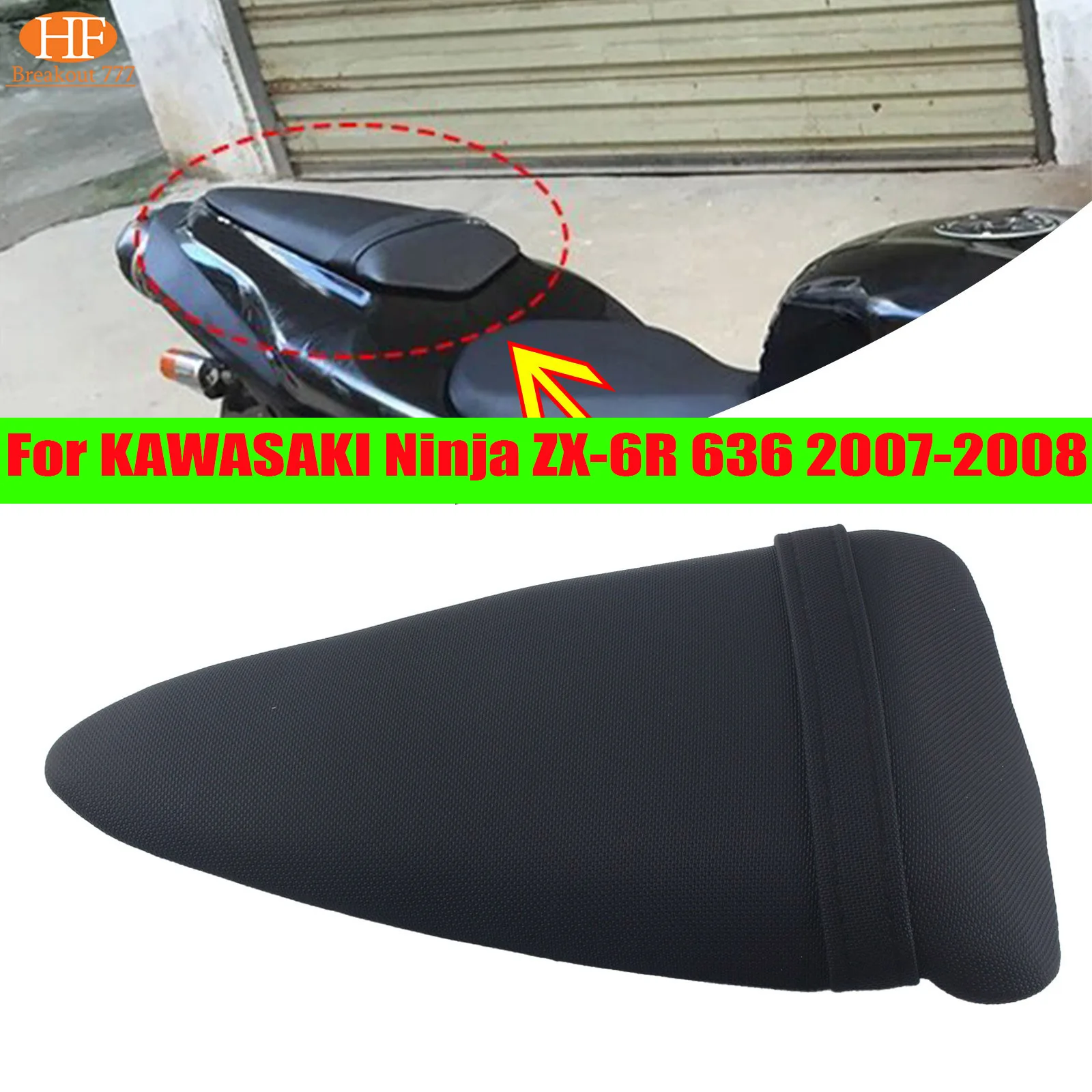 

Motorcycle Rear Pillion Passenger Seat For KAWASAKI Ninja ZX-6R 636 2007-2008