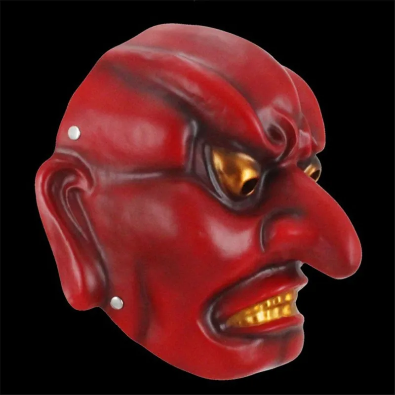 Halloween Prajna Mask Can Face Demon King Resin Mask Nuo Opera Mask Secret Room Ghost House Decoration Bar Party