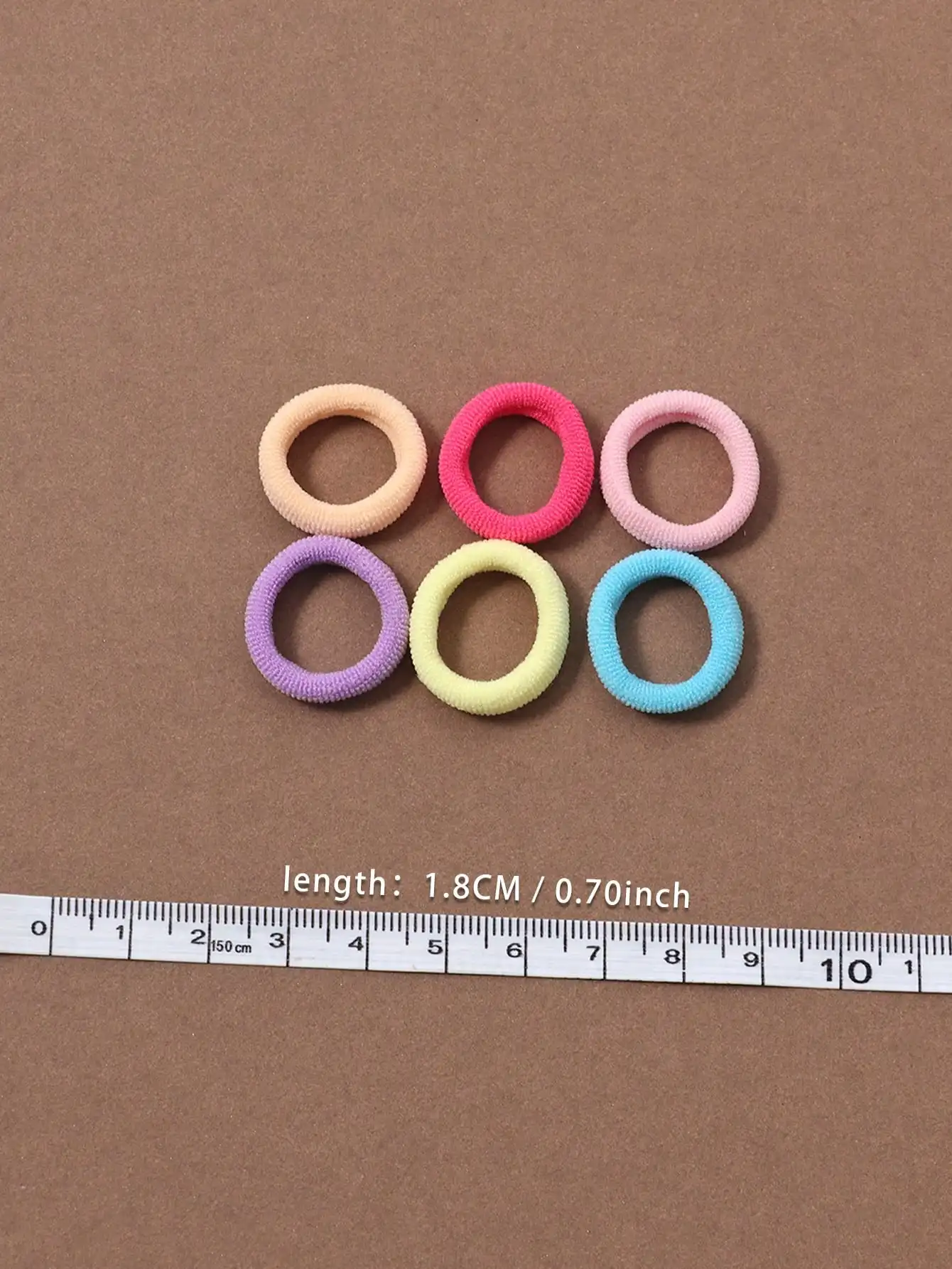 100/200/300/500 Stück Y2K Einfarbige Haargummis für den täglichen Gebrauch für Damenfrisuren, Freizeitfrisuren, Damen-Kopfaccessoires, Damen-Haaraccessoires – Detail 5