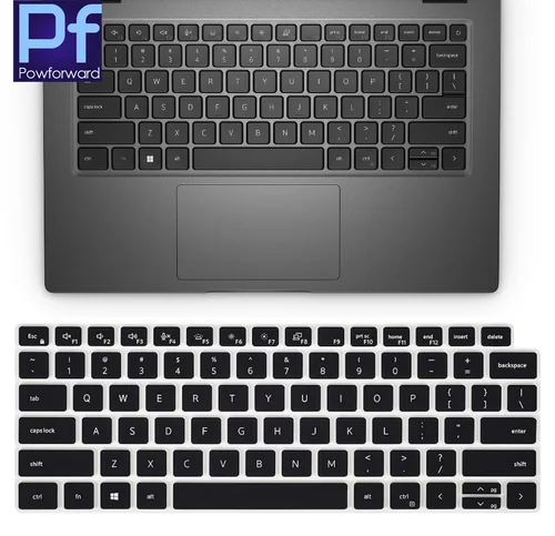 Imagen 2 del producto Protector de piel de cubierta de teclado de silicona para Dell Pro 14 Plus 2 en 1 / Dell Pro 14 Plus 14 pulgadas Ultra 5 236V 2025