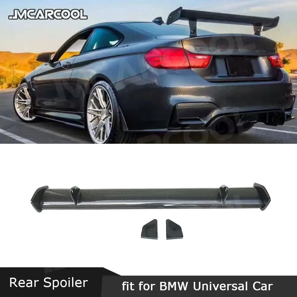 

JMCARCOOL Carbon Fiber Rear Boot Racing Spoiler For BMW 1M M3 E46 E82 E90 E92 E93 F30 F10 Sedan Car FRP Spoiler