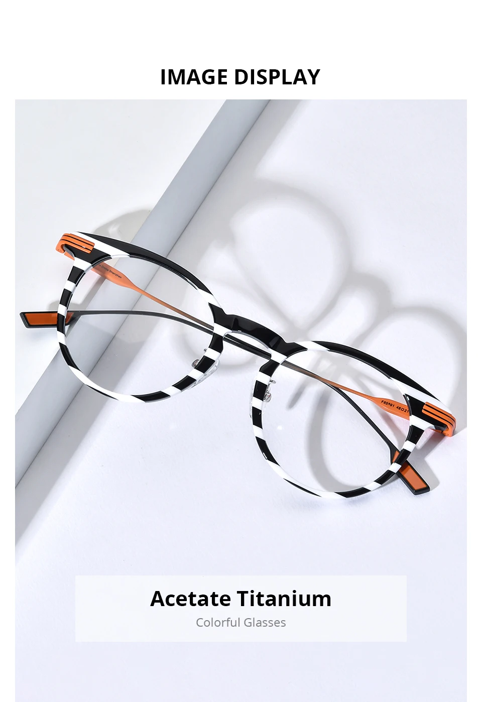 FONEX Acetat Titan Brille Rahmen Frauen Neue Marke Design Vintage Retro Runde Brillen Männer Japanische Brillen Brillen 85891 – Detail 1