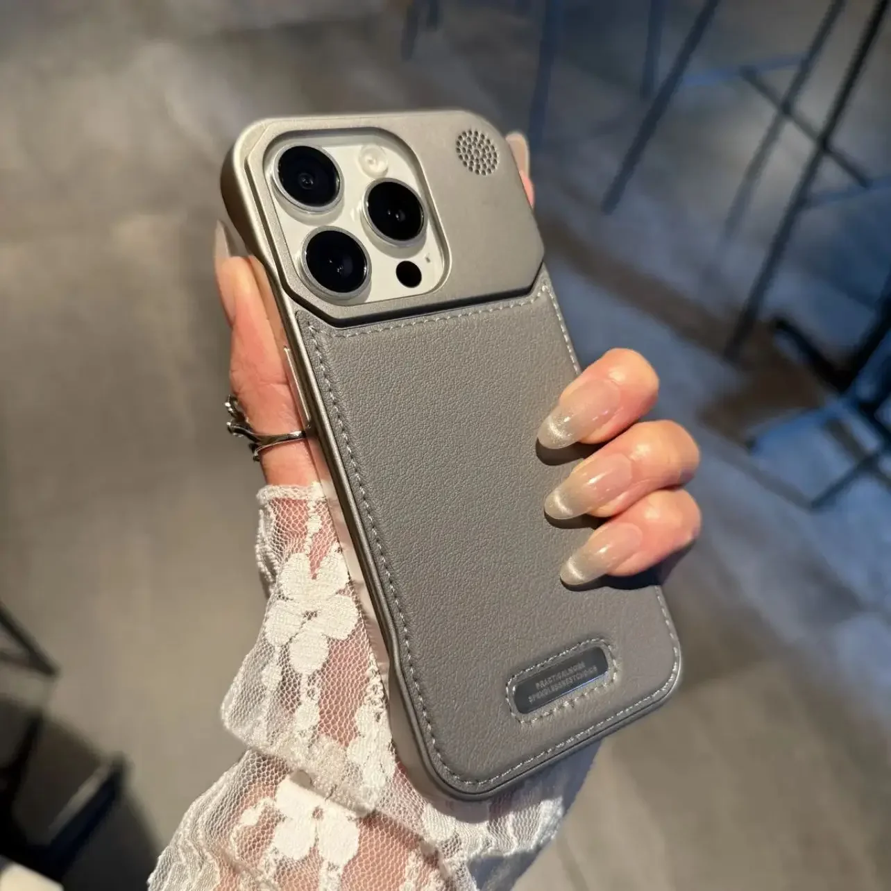 Business-Aromatherapie-Ledertasche für iPhone 17, Air 16, 15, 14 Plus, 13, 12, 11 Pro Max, für Magsafe, magnetische rahmenlose Rüstungsabdeckung
