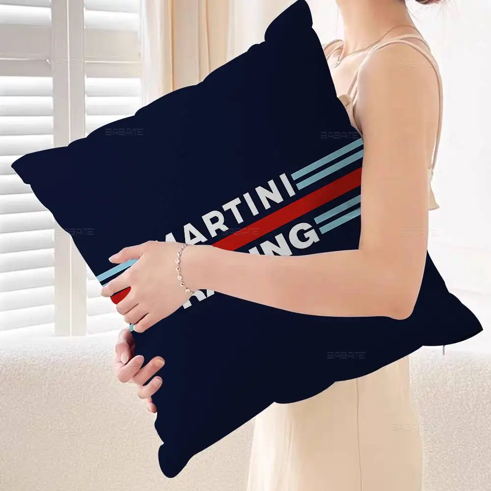 M-Martinis سباق وسادة هدية ديكور غرفة نوم المنزل أريكة غطاء وسادة السيارة 45x45 #4