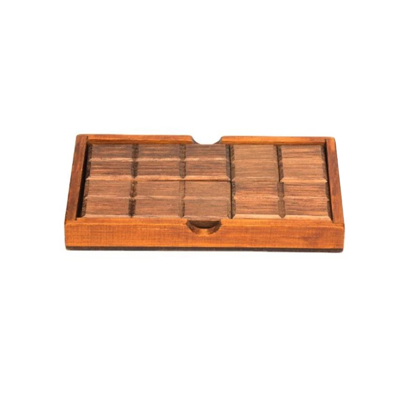 Chocolate Puzzle 3D Wood Secret Box Brain Games Adults Kids Luban Lock Educational Intellectual Toys Rompicapo Bambini