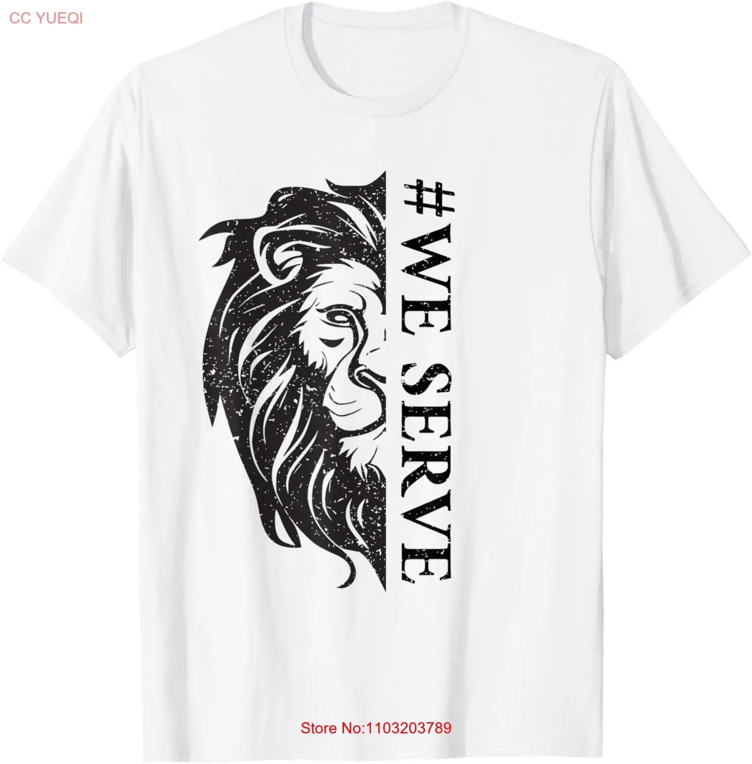 Винтажная клубная международная футболка We Serve Lions, винтажная, слегка модная, удобная, дышащая, стильная