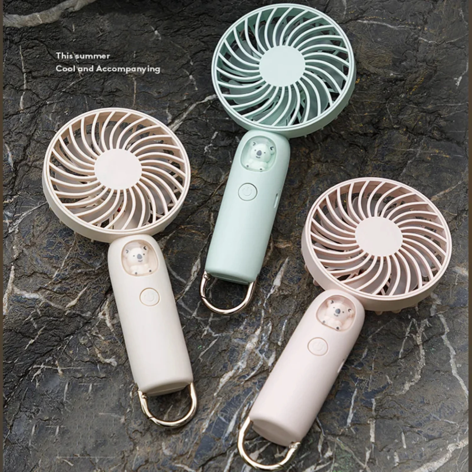 Stay cool and comfortable on-the-go with the compact, convenient, and portable Mini Rechargeable Handheld USB Air Cooling Fan. P