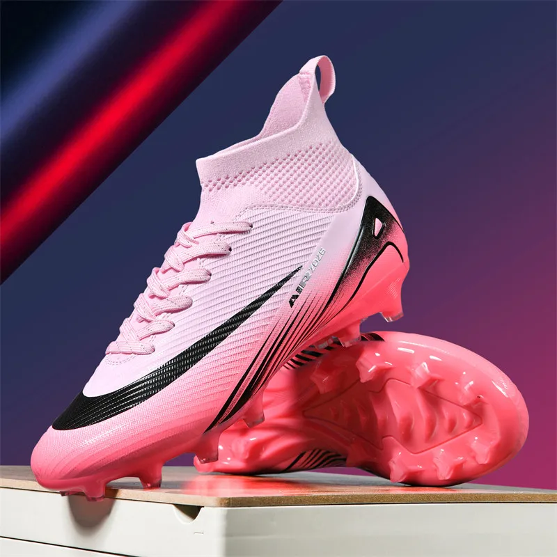 

New Men Football Shoes Professional Society Cleats Soccer Shoes Fast TF/FG Indoor Field Sneaker Grass Training Football Boots