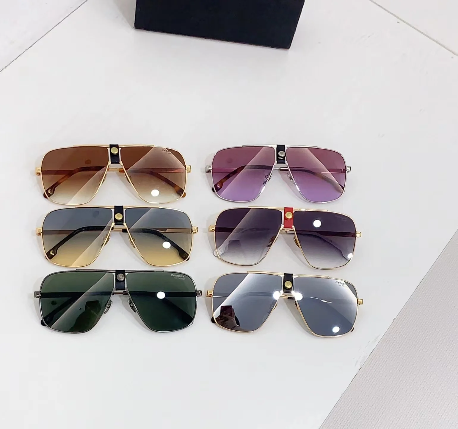 CARRERA موضة جديدة للرجال النظارات الشمسية عالية الجودة الألومنيوم الفاخرة الرجعية وظيفية نظارات النساء الطيار الإكسسوارات النظارات