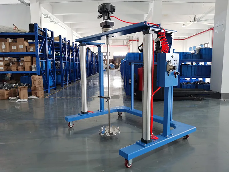 1000 liter ton barrel pneumatic mixer, explosion-proof daily chemical products mixing equipment