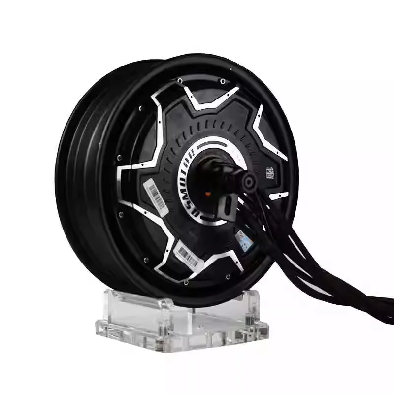 

12-дюймовый мотор-концентратор 2/3/5/6 кВт, 48-120 В, электрическое колесо с высоким крутящим моментом для электромобиля, электронного велосипеда, скутера и доставки еды