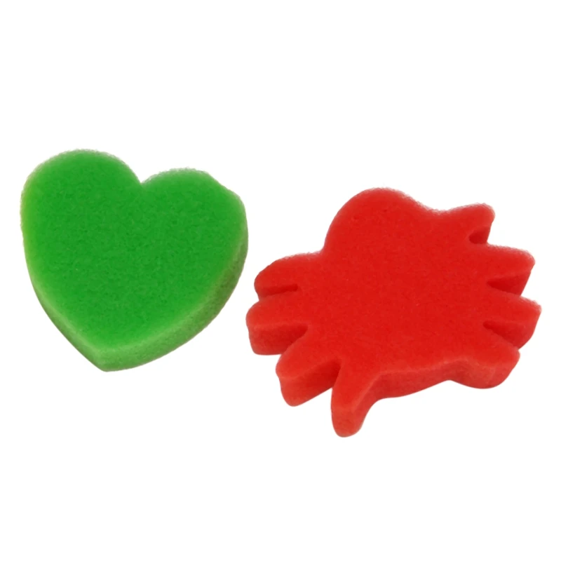A34M-Early Learning Mini Flower Sponge Painting Brushes مجموعة فرش حرفية للأطفال الشحن عن طريق FBA