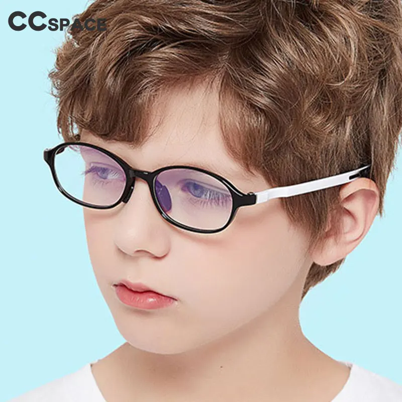 49158 Kids Anti Blue Light TR90 Glasses Frames Ultralight Children Optical Fashion Computer Glasses