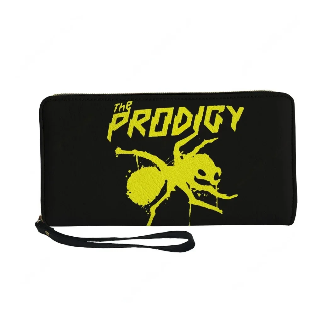 The Prodigy Rock Band Custom Wallet Purse Mens Womens Teenagers Zipper Long Wallets Double Print  Portable Wallet Gift Bag