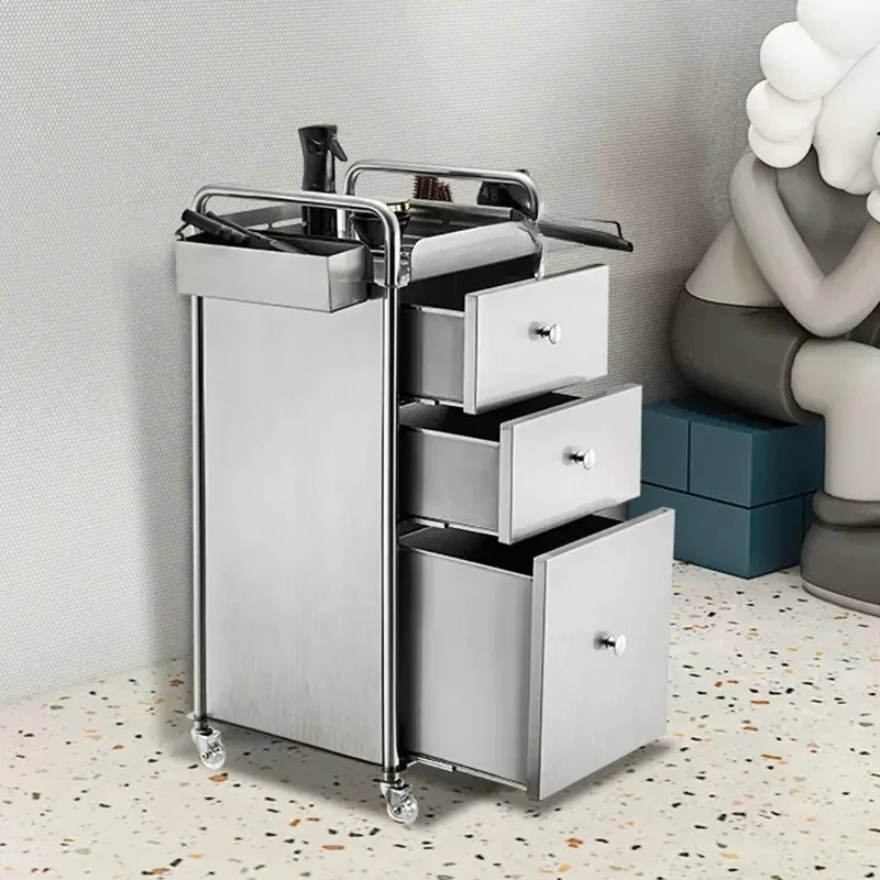 Khusus untuk salon rambut, lemari peralatan Loker tukang cukur multifungsi