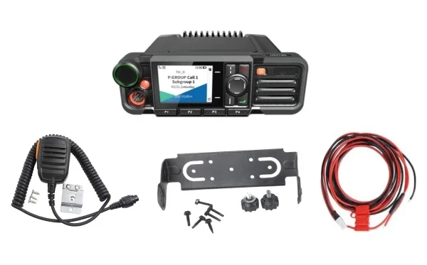 Digital Analog Hytera Hyt HM685 Car Mobile Radio Vehicle Intercom VHF Trunnion GPS Bluetooth High Power Walkie Talkie Long Range