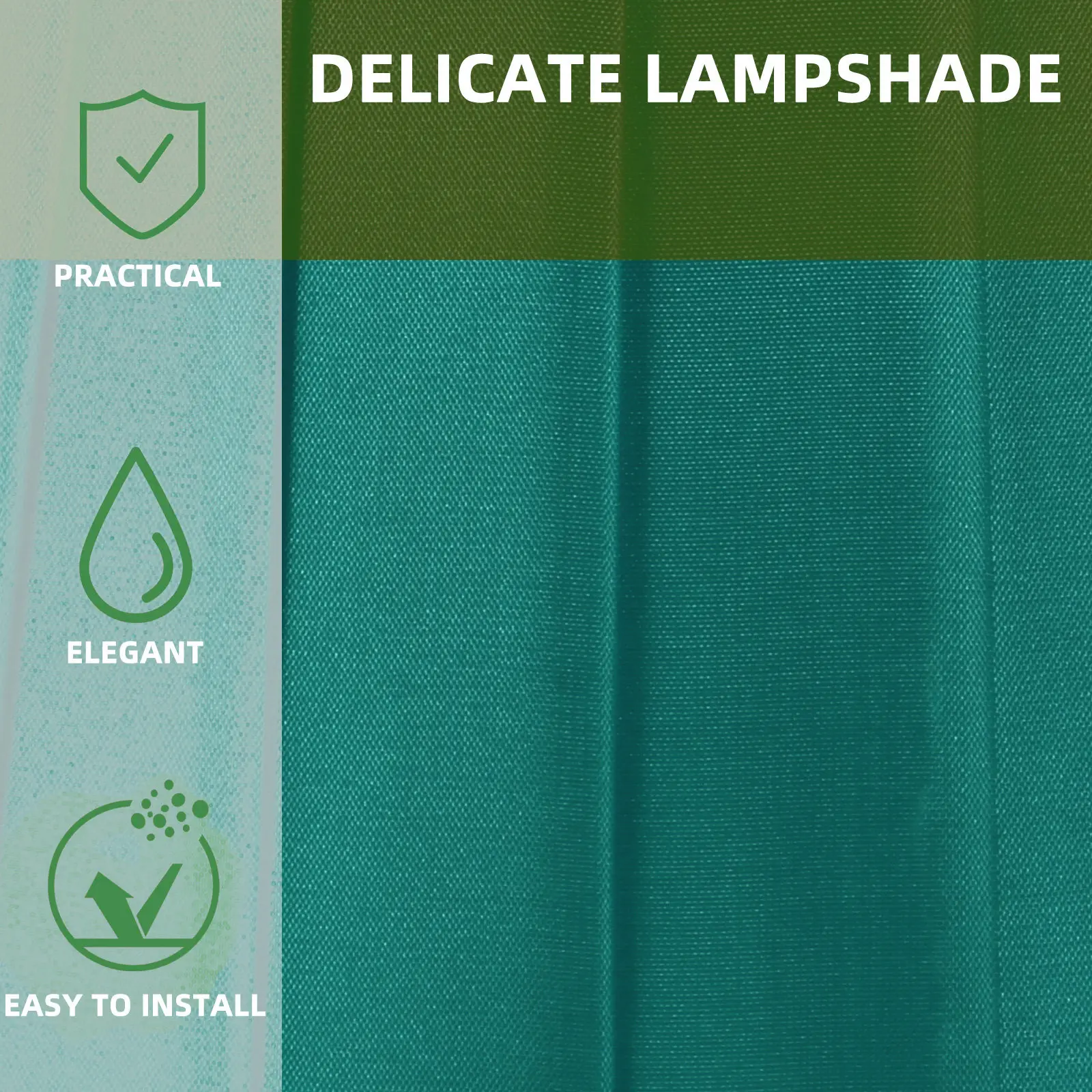 

Cloth Lamp Shade Iron Material Elegant Style Protective Dust Cover Warm Atmosphere Bedroom Lighting Decorative Table Lamp Small